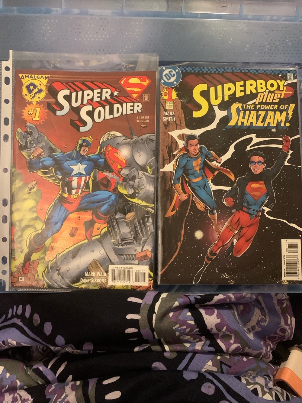 Super Soldier #1 & Superboy Plus Shazam Comic Lot -